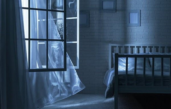 Mở cửa sổ khi đi ngủ vào buổi tối