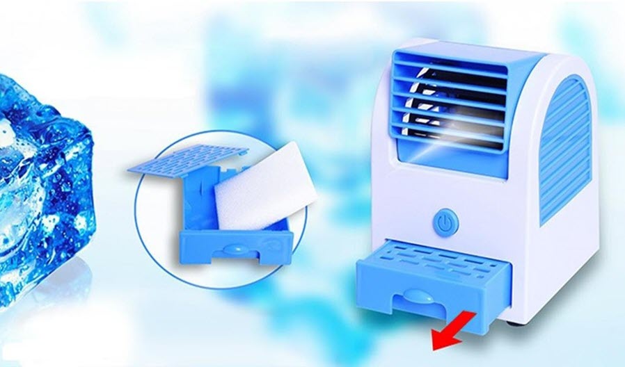 Quạt hơi nước Mini - Máy điều hòa di động - Giải pháp cho mùa hè nóng nực