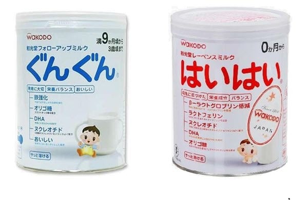 sữa wakodo của Nhật giúp phát triển triển trí tuệ và thể chất hoàn hảo cho bé