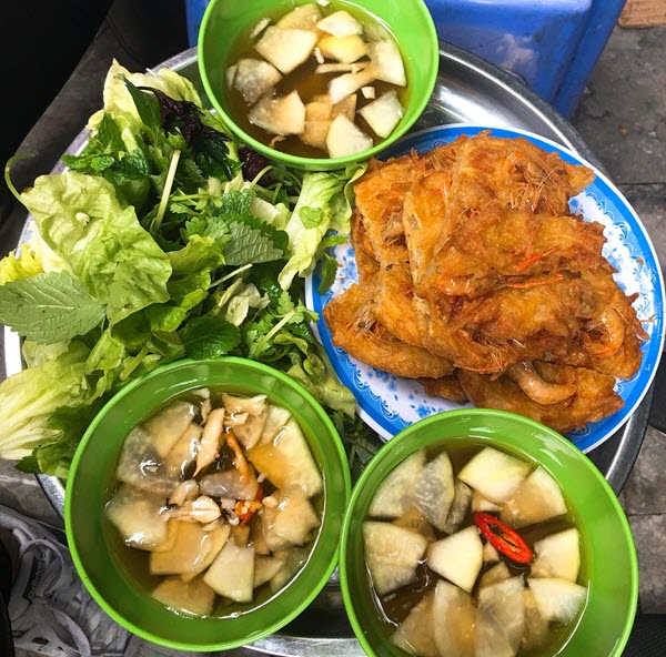 Bánh tôm Ngõ chợ Đồng Xuân, Quận Hoàn Kiếm, Hà Nội