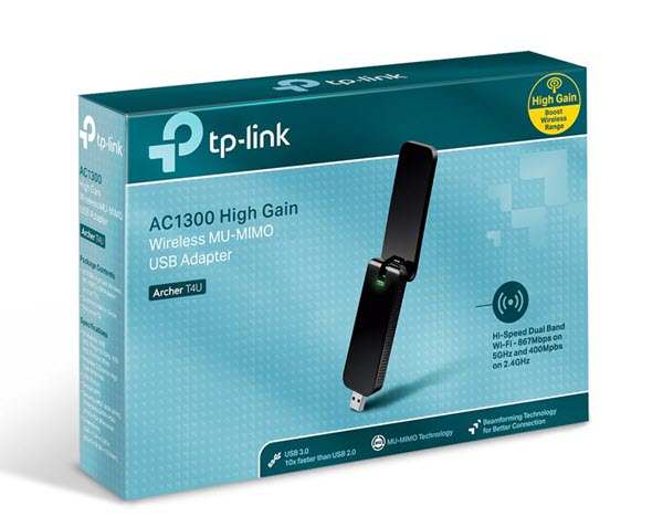 Usb wifi TP-Link Archer T4U băng tần kép Wi-fi AC1300