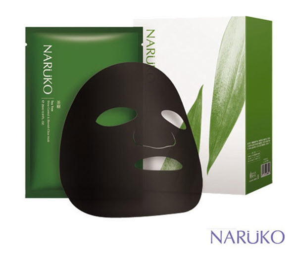 Mặt nạ Naruko chứa tinh chất tràm trà giúp kháng viêm, trị mụn, cấp ẩm