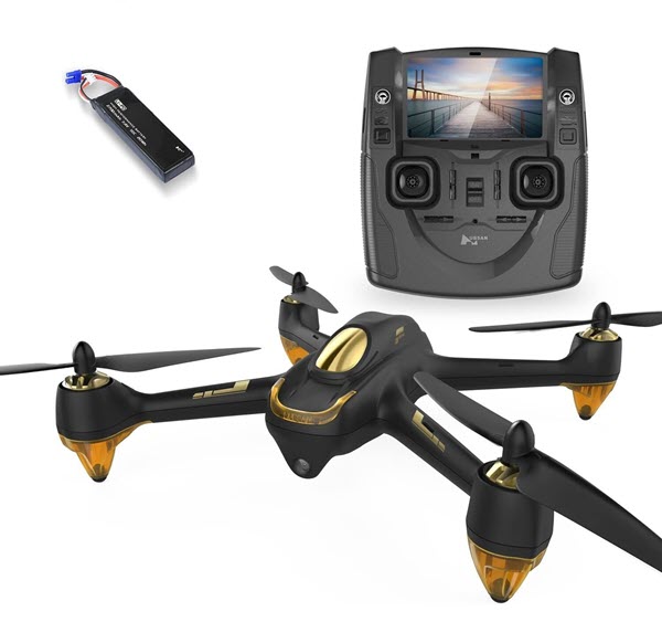 Flycam Hubsan Drone H501S sở hữu thiết kế mạnh mẽ và linh hoạt, cho phép điều khiển máy thoải mái và tự do