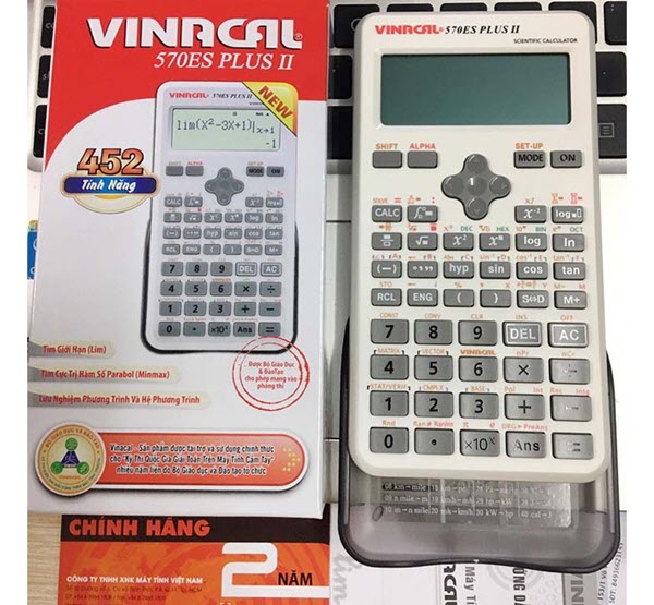 Dòng máy tính bỏ túi Vinacal 570 ES plus được sử dụng phổ biến