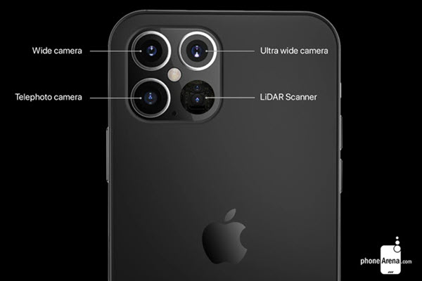 Camera iPhone 12 Pro sẽ được trang bị hệ thống cảm biến LiDAR thế hệ mới