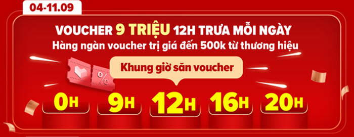 Hàng triệu voucher hấp dẫn