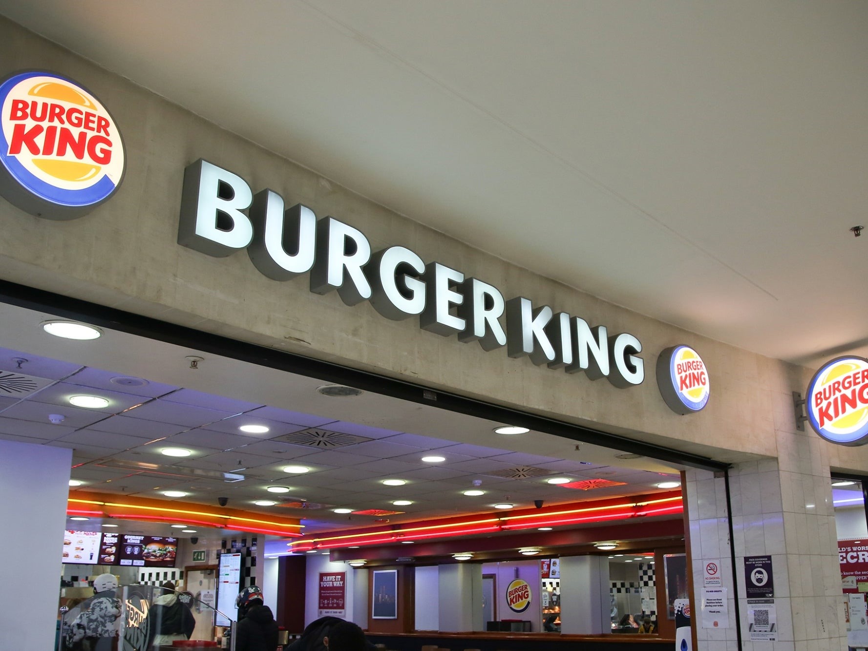 Burger King menu/ thực đơn 