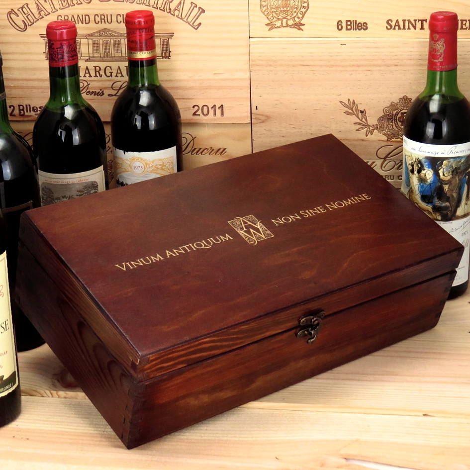 hộp gỗ đựng rượu vang