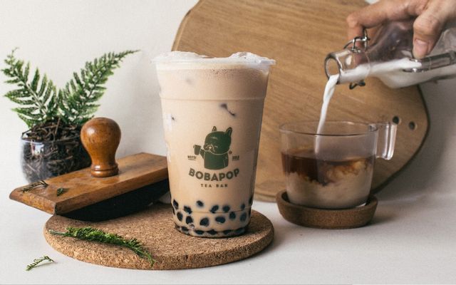 Menu trà sữa Bobapop